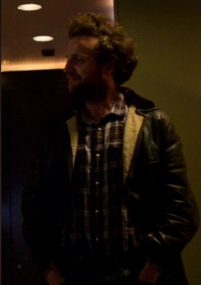 Rob Black Mirror Crocodile Leather jacket Rob Black Mirror Crocodile Leather jacket