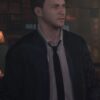  	Sam Twin Mirror Black Leather Jacket