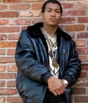 BMF 2021 Demetrius ‘Lil Meech’ Flenory Black Leather Jacket