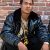 BMF 2021 Demetrius ‘Lil Meech’ Flenory Black Leather Jacket