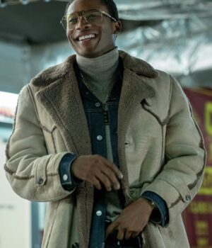 BMF 2021 Da’Vinchi Beige Shearling Coat