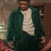 BMF 2021 Myles Truitt Green Velvet Tracksuit