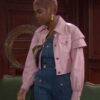 The Bold and the Beautiful Paris Buckingham Pink Jacket