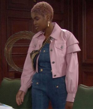 The Bold and the Beautiful Paris Buckingham Pink Jacket