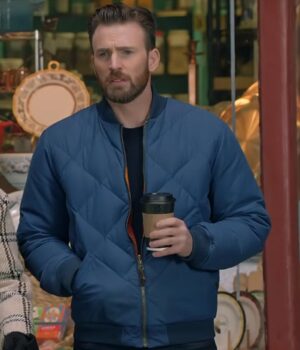 Chris Evans Super Bowl Bomber Jacket
