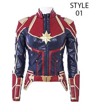 Captain Marvel Brie Larson Leather Jacket