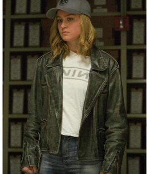 Carol Danvers Captain Marvel Biker Jacket