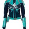 Team Captain Marvel Green Jacket
