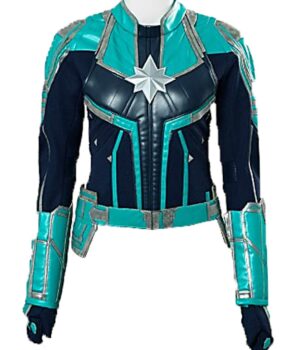 Team Captain Marvel Green Jacket