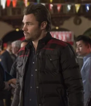  	Adam Ruzek Chicago P.D. Black Puffer Jacket