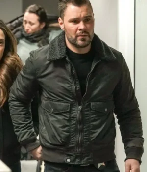  	Adam Ruzek Chicago P.D. Black G-1 Bomber Jacket