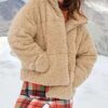  	Chicago P.D S09 EP12 Anna Avalos Brown Teddy Jacket