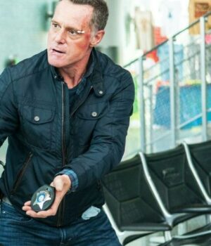  	Chicago P.D. Jason Beghe Cafe Racer Leather Jacket