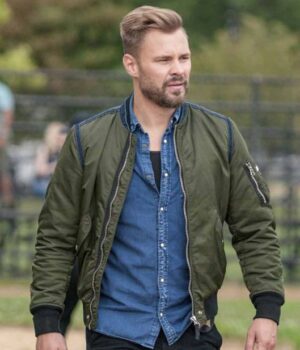  	Chicago P.D. Adam Ruzek Green Jacket