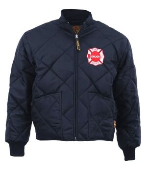  	Chicago P.D. Kelly Severide Blue Quilted Jacket