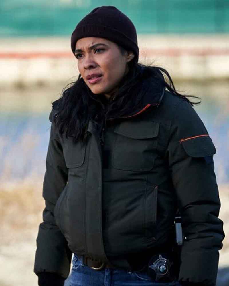 Chicago P.D. S7 Vanessa Rojas Bomber Jacket Chicago P.D. S7 Vanessa Rojas Bomber Jacket