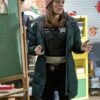  	Chicago P.D. Marina Squerciati Green Hooded Coat