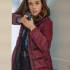  	Chicago P.D. S07 Kim Burgess Maroon Puffer Coat
