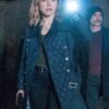  	Erin Lindsay Chicago PD Quilted Leather Coat
