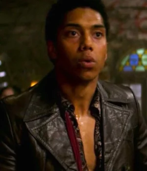  	Chilling Adventures Of Sabrina S04 Ambrose Spellman Leather Blazer