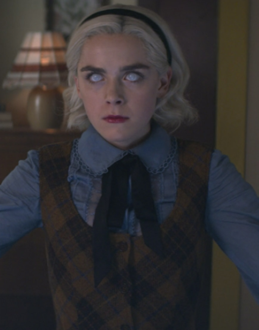 Chilling Adventures of Sabrina Spellman Sleeveless Sweater Vest Chilling Adventures of Sabrina Spellman Sleeveless Sweater Vest