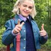  	Chilling Adventures of Sabrina Spellman S03 Blue Leather Jacket