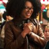  	Rosalind Walker Chilling Adventures of Sabrina Dark Brown Cropped Jacket