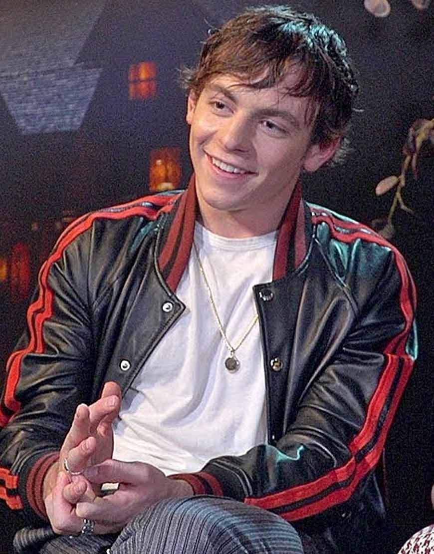 Chilling Adventures of Sabrina Harvey Black Bomber Leather Jacket Chilling Adventures of Sabrina Harvey Black Bomber Leather Jacket
