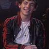 Chilling Adventures of Sabrina Harvey Black Bomber Leather Jacket Chilling Adventures of Sabrina Harvey Black Bomber Leather Jacket