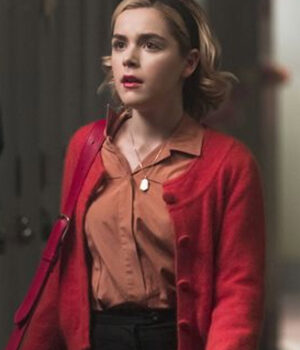  	Kiernan Shipka Chilling Adventures of Sabrina Red Sweater