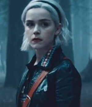  	Chilling Adventures of Sabrina Spellman Black Embroidered Jacket