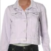  	Cobra Kai S03 Samantha LaRusso Purple Denim Jacket