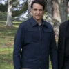  	Cobra Kai Ralph Macchio Navy Blue Cotton Jacket