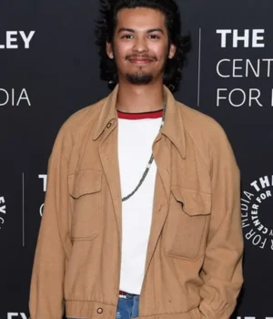  	Xolo Maridueña Cobra Kai Event Brown Jacket