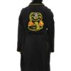 Karate Kid Cobra Kai Black Bathrobe Coat Karate Kid Cobra Kai Black Bathrobe Coat