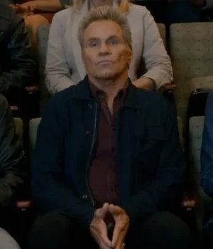  	Martin Kove Cobra Kai S3 John Kreese Blue Jacket