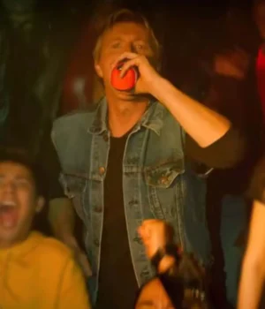  	Cobra Kai Johnny Lawrence Blue Jean Denim Vest