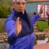  	Cobra Kai S04 Daniel LaRusso Purple Track Jacket
