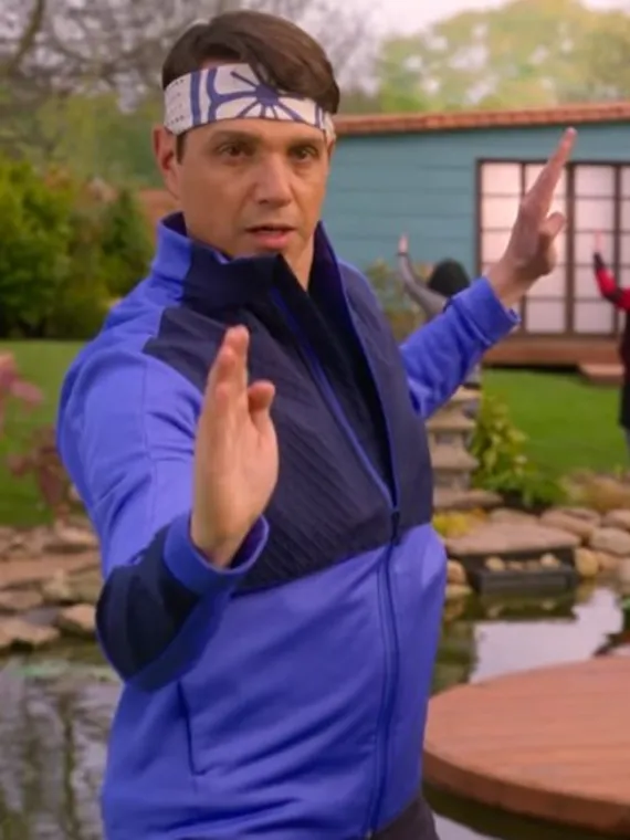 Cobra Kai S04 Daniel LaRusso Purple Track Jacket Cobra Kai S04 Daniel LaRusso Purple Track Jacket