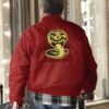  	William Zabka Cobra Kai Satin Bomber Jacket