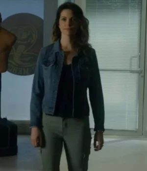  	Courtney Henggeler Cobra Kai Amanda LaRusso Denim Jacket
