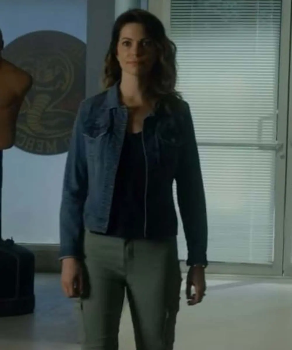 Courtney Henggeler Cobra Kai Amanda LaRusso Denim Jacket Courtney Henggeler Cobra Kai Amanda LaRusso Denim Jacket