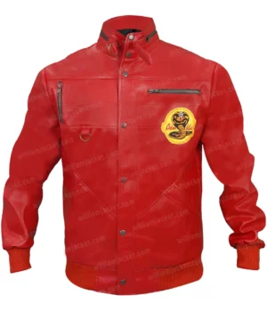  	Johnny Lawrence The Karate Kid Cobra Kai Leather Jacket