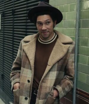  	Joel Fry Cruella Cotton Check Coat