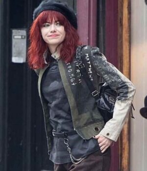  	Emma Stone Cruella De Vil Cotton Jacket