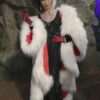  	Cruella Once Upon a Time De Vil White Fur Coat