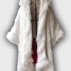  	Cruella Once Upon a Time De Vil White Fur Coat