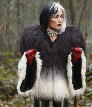  	Cruella De Vil Once Upon a Time Fur Jacket