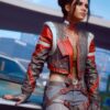  	Cyberpunk 2077 Panam Palmer Cropped Leather Jacket