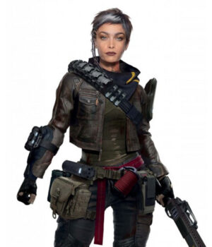  	Cyberpunk 2077 Nomad Brown Cropped Jacket